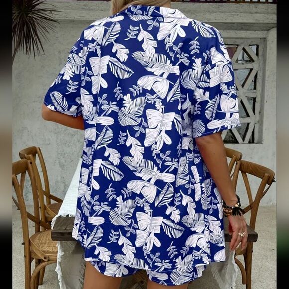 Tropical two-piece short set - Picture 3 of 3